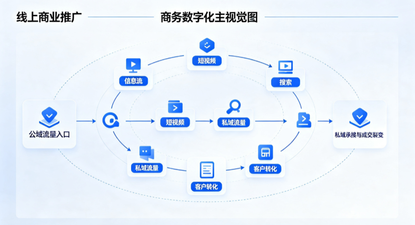 定襄县线上商业推广怎么做？全域流量闭环搭建与低成本转化实战指南